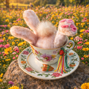 teacup bunny butt in teacup