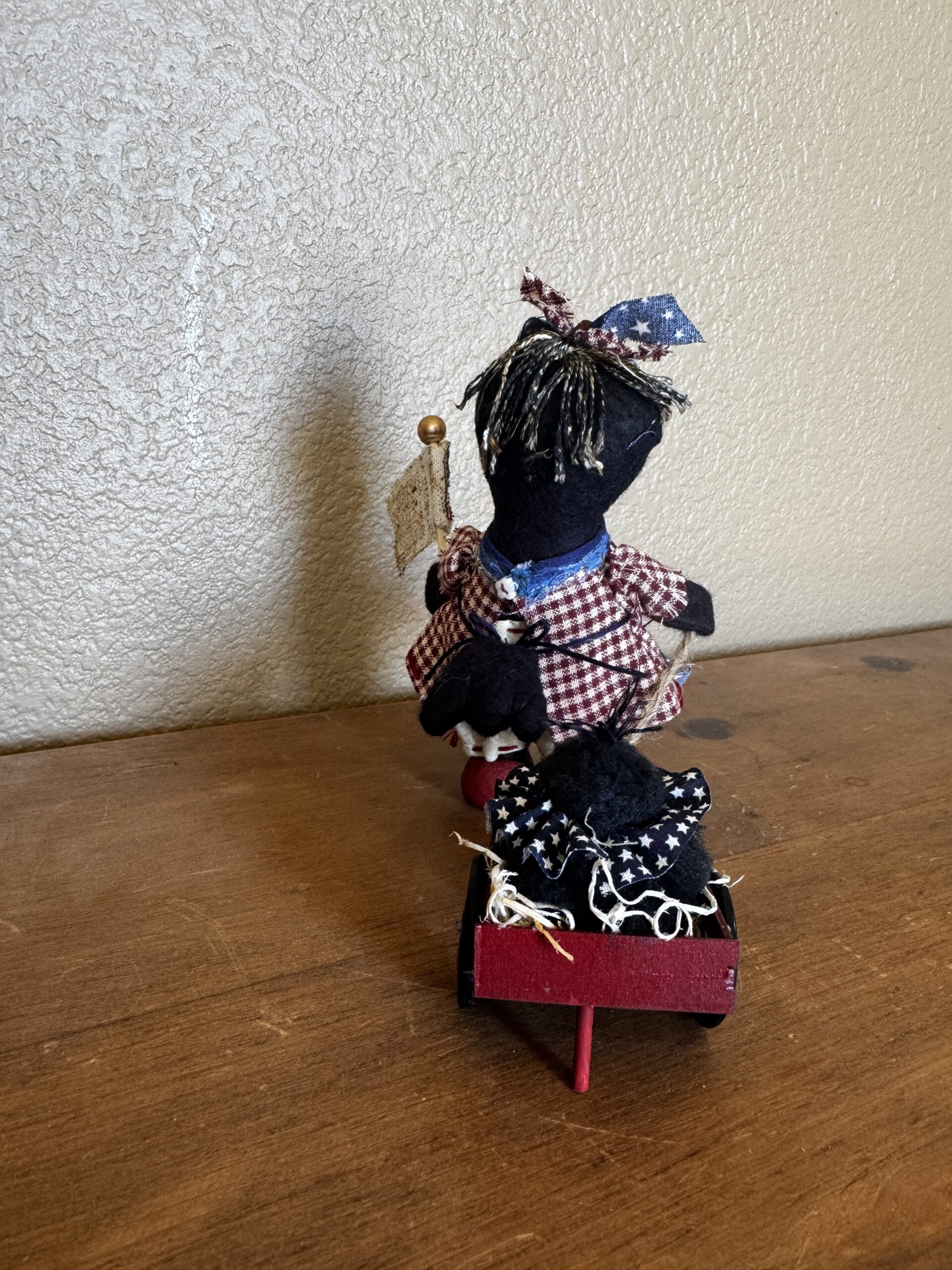 ooak primitive americana patriotic crow ooak primitive americana patriotic crow